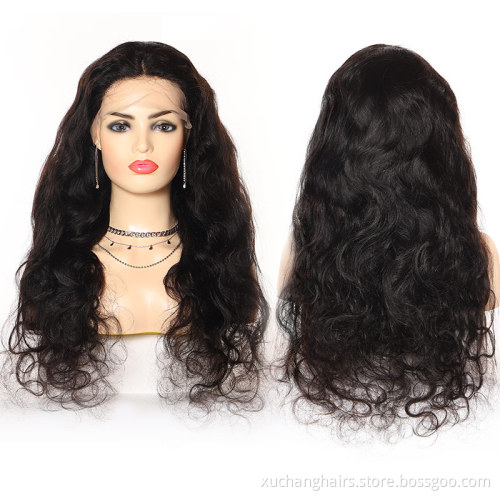 wholesale weaves and wigs human hair wigs for black women 20 inch 210% density swiss lace front wigs human hair lace front